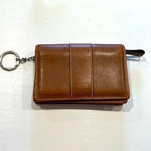 Coach Wallet with key ring excellent shape